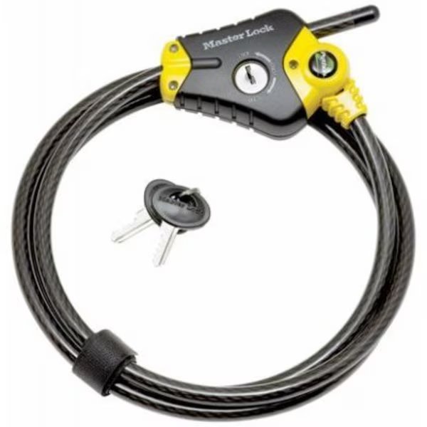 6'x10mm ADJ Lock Cable, Master Lock, Mfr#: 8413XDPF
